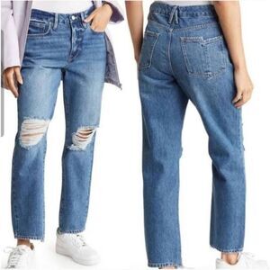 Good American Good Vintage High Rise Straight Leg Jeans